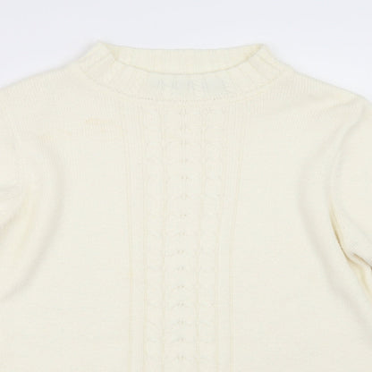 EWM Womens Ivory   Pullover Jumper Size 10