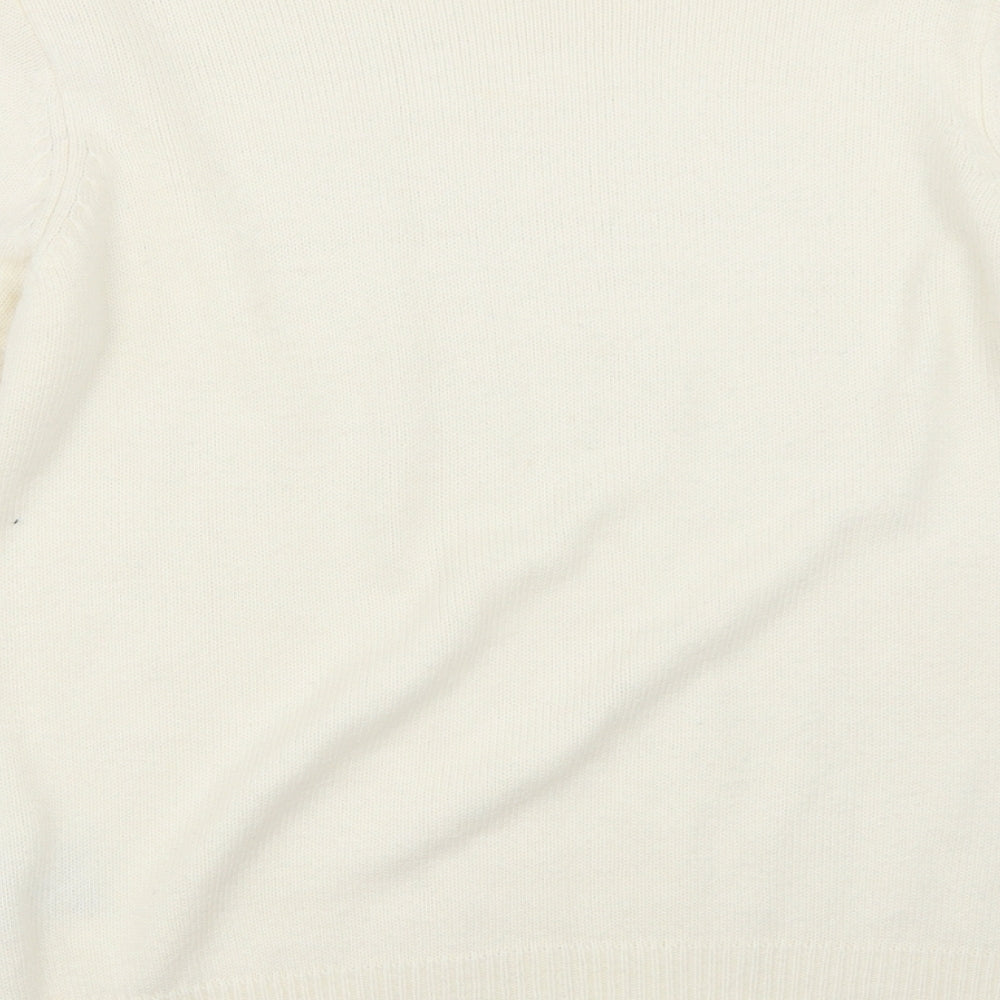 EWM Womens Ivory   Pullover Jumper Size 10