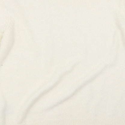 EWM Womens Ivory   Pullover Jumper Size 10