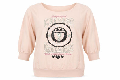 Select Womens Pink   Pullover Sweatshirt Size 16