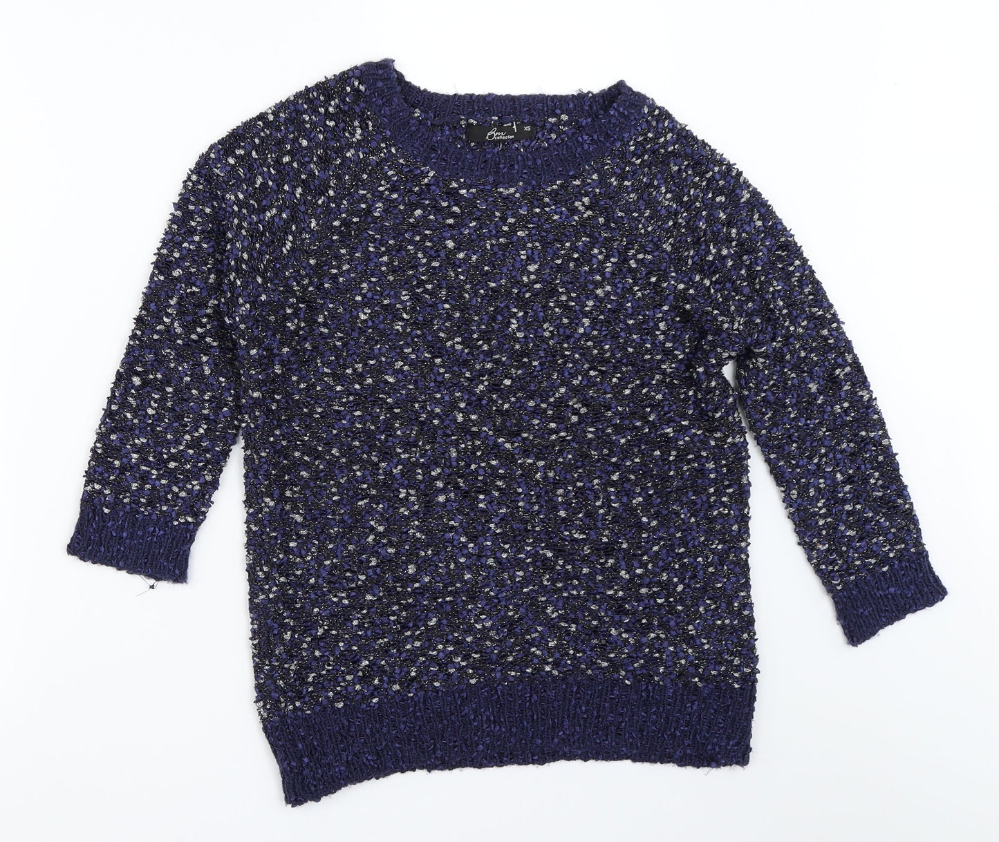 Womens UK Size XS BM Blue Pullover Jumper