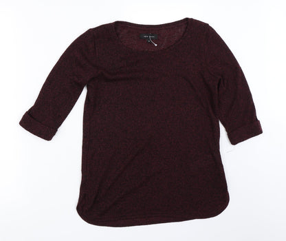 Womens UK Size 8 New Look Red Pullover Jumper