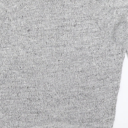 Womens UK Size 10 Topshop Grey Pullover Jumper
