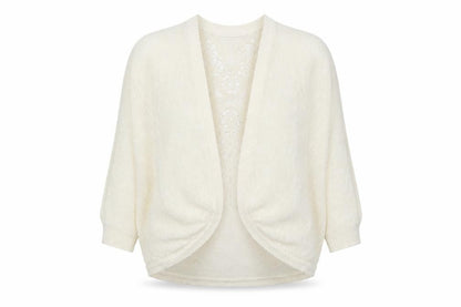 Womens UK Size S New Look White Wrap Jumper