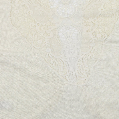 Womens UK Size S New Look White Wrap Jumper