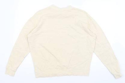 Womens UK Size 6 Topshop Beige Pullover Jumper
