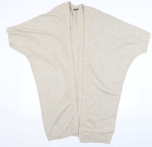 Warehouse Womens Beige   Wrap Jumper Size L