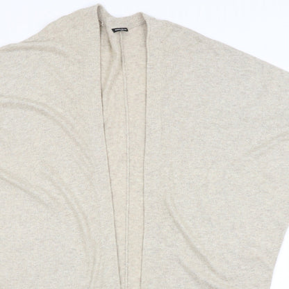 Warehouse Womens Beige   Wrap Jumper Size L