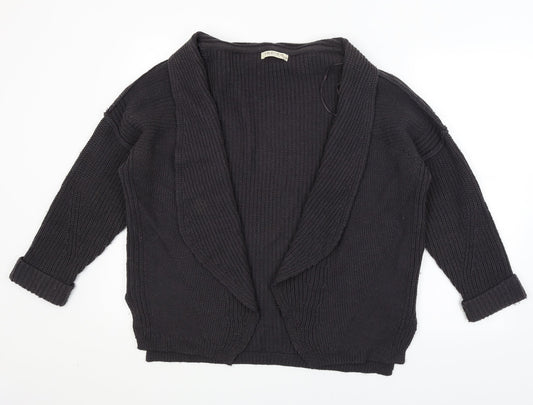Womens UK Size 12 M&S Black Wrap Jumper