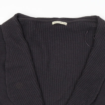 Womens UK Size 12 M&S Black Wrap Jumper