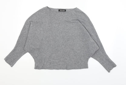 Womens UK Size M Alexara Grey Pullover Jumper