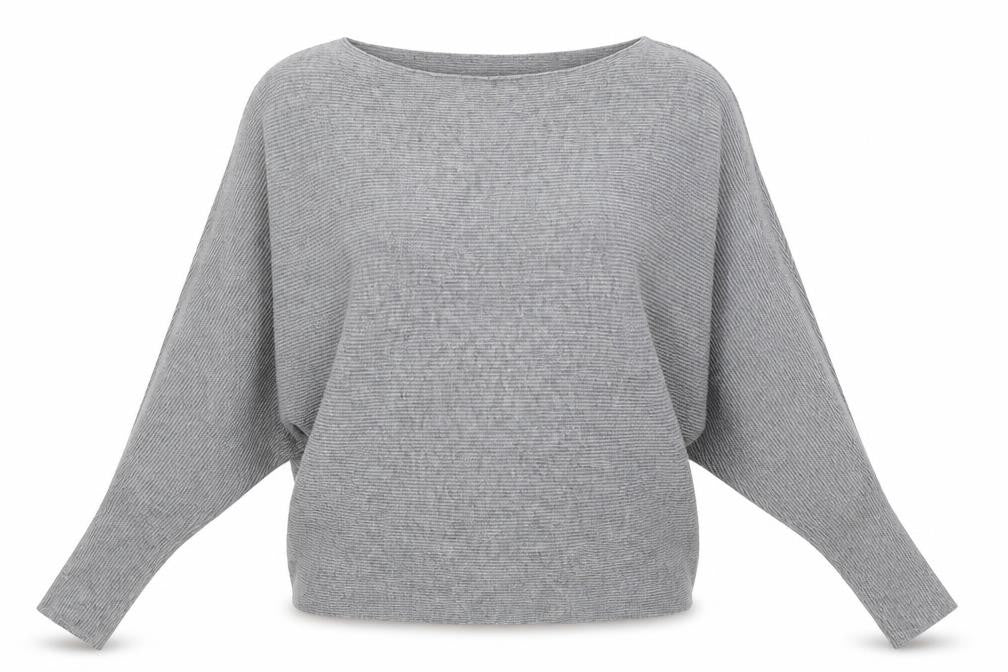 Womens UK Size M Alexara Grey Pullover Jumper