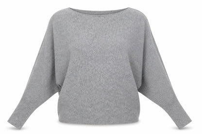 Womens UK Size M Alexara Grey Pullover Jumper