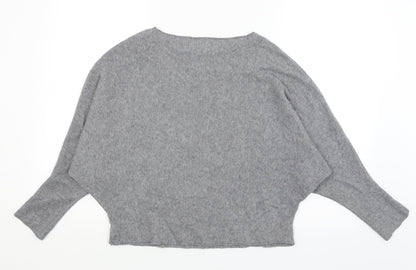 Womens UK Size M Alexara Grey Pullover Jumper