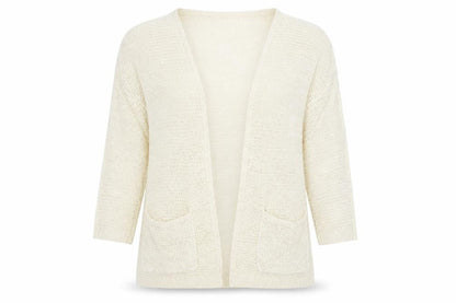 Womens UK Size L H&M Ivory Wrap Jumper