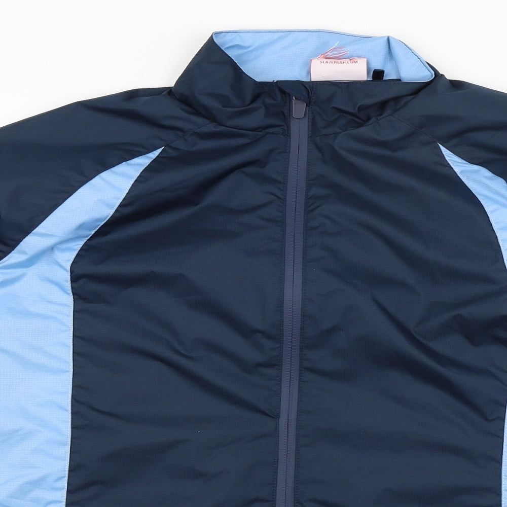 Womens UK Size M Slazenger Blue Rain Coat