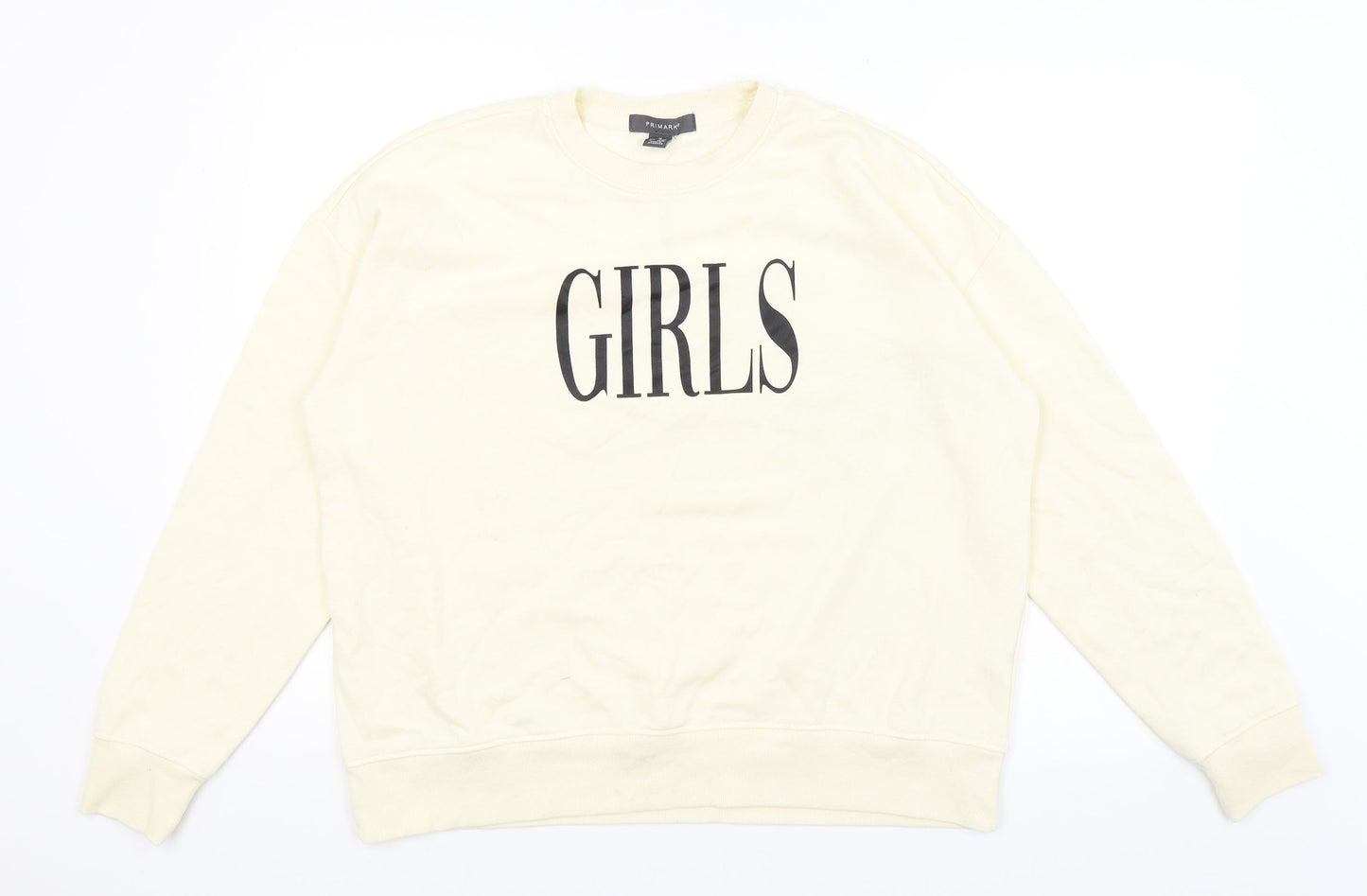 Primark Womens Ivory   Pullover Jumper Size 14