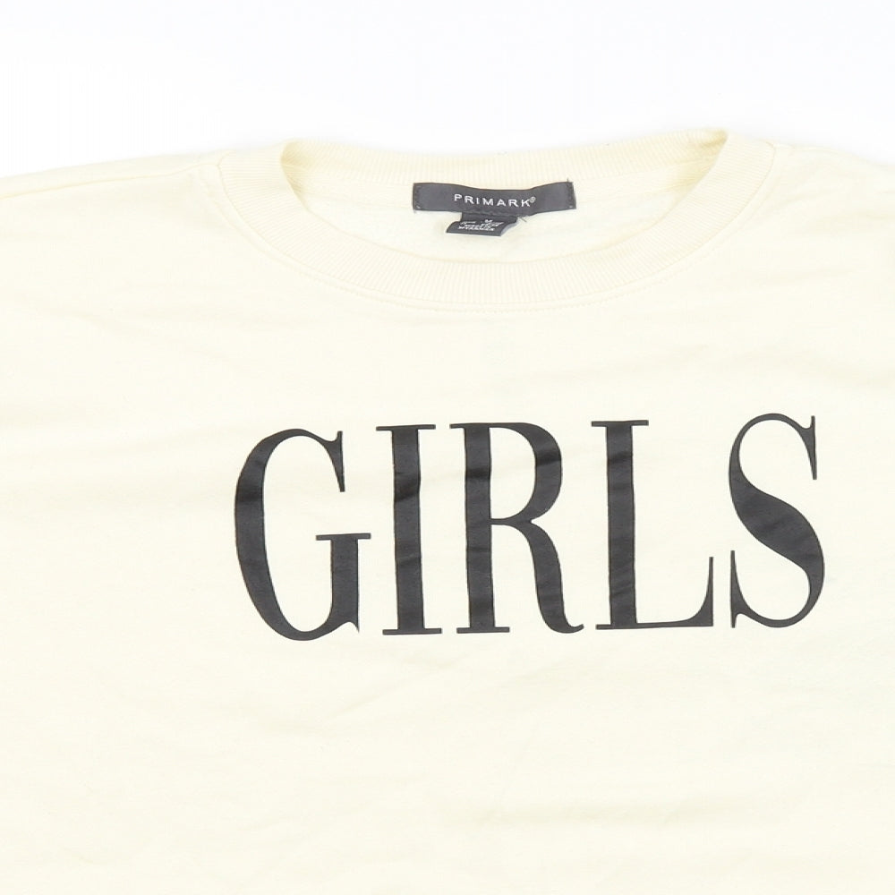 Primark Womens Ivory   Pullover Jumper Size 14