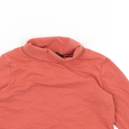 George Girls Red   Basic T-Shirt Size 4-5 Years