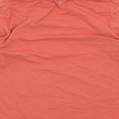 George Girls Red   Basic T-Shirt Size 4-5 Years