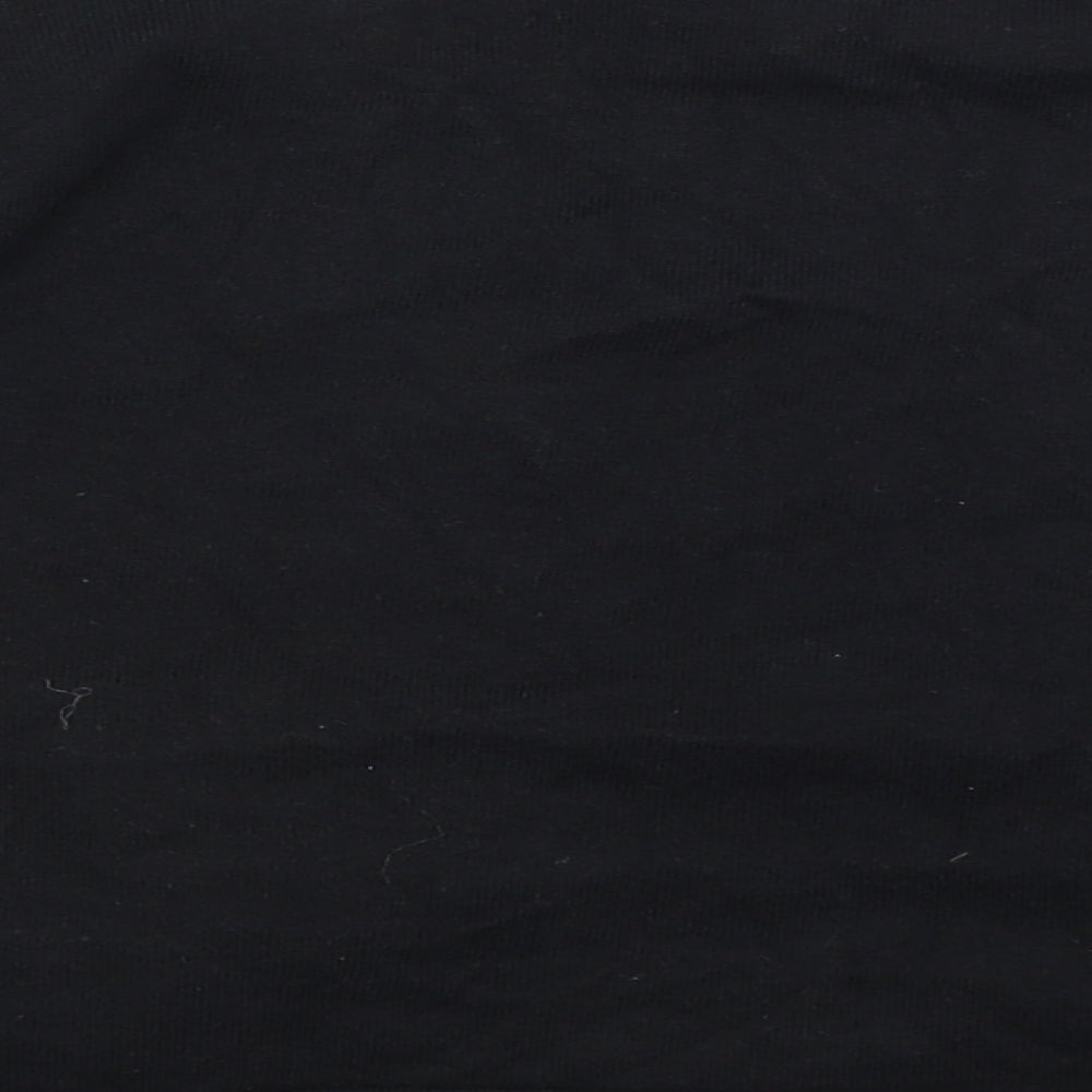 Womens UK Size M M&Co Black Wrap Jumper