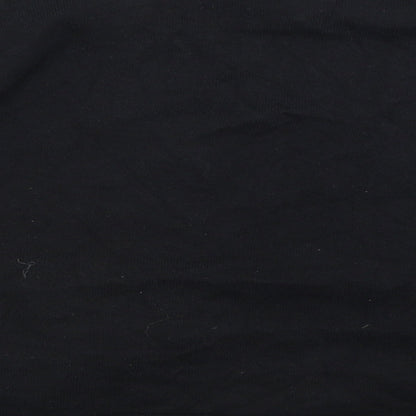 Womens UK Size M M&Co Black Wrap Jumper