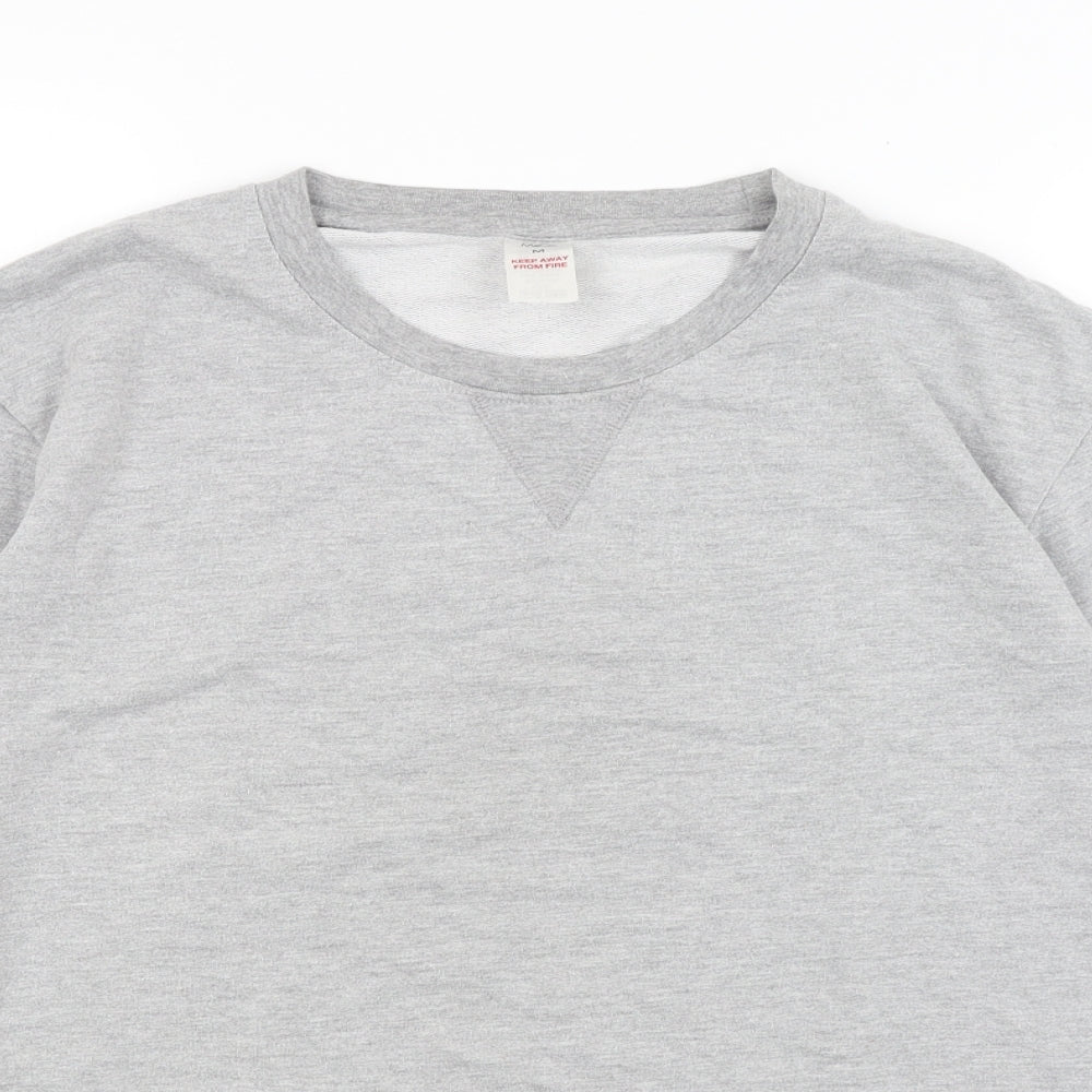 M&Co Mens Grey   Pullover Jumper Size M