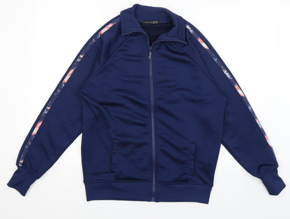 Womens UK Size 14 Atmosphere Blue Full Zip Jumper