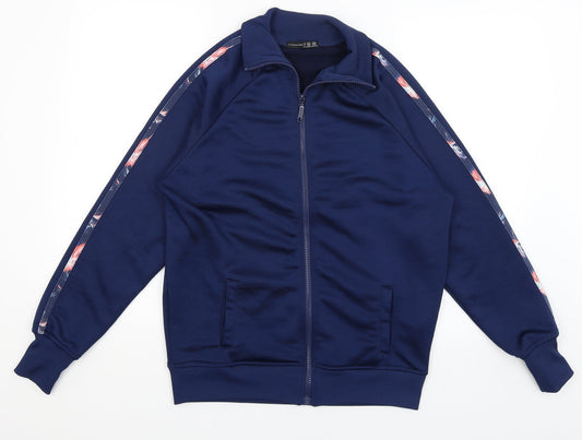 Womens UK Size 14 Atmosphere Blue Full Zip Jumper