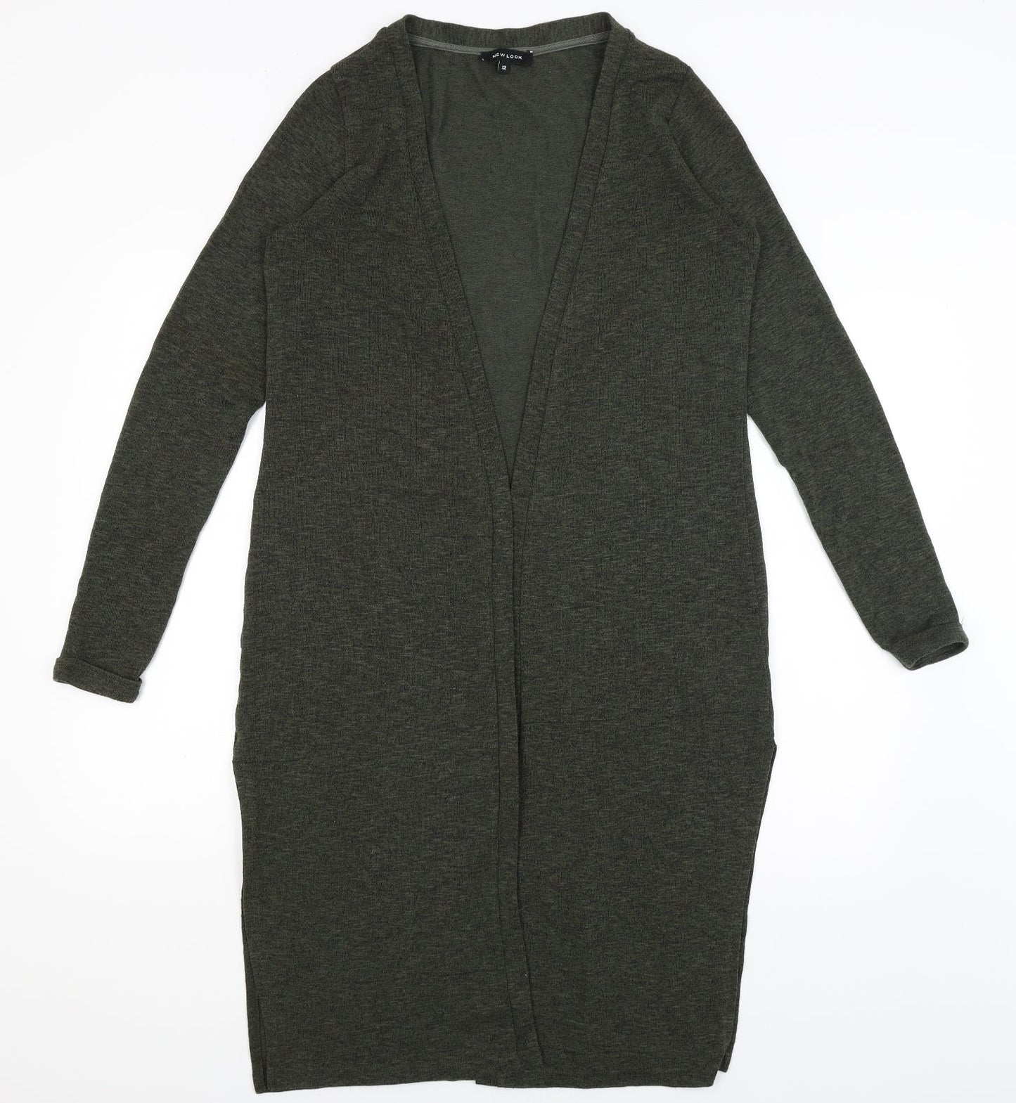 Womens UK Size 12 New Look Green Wrap Jumper