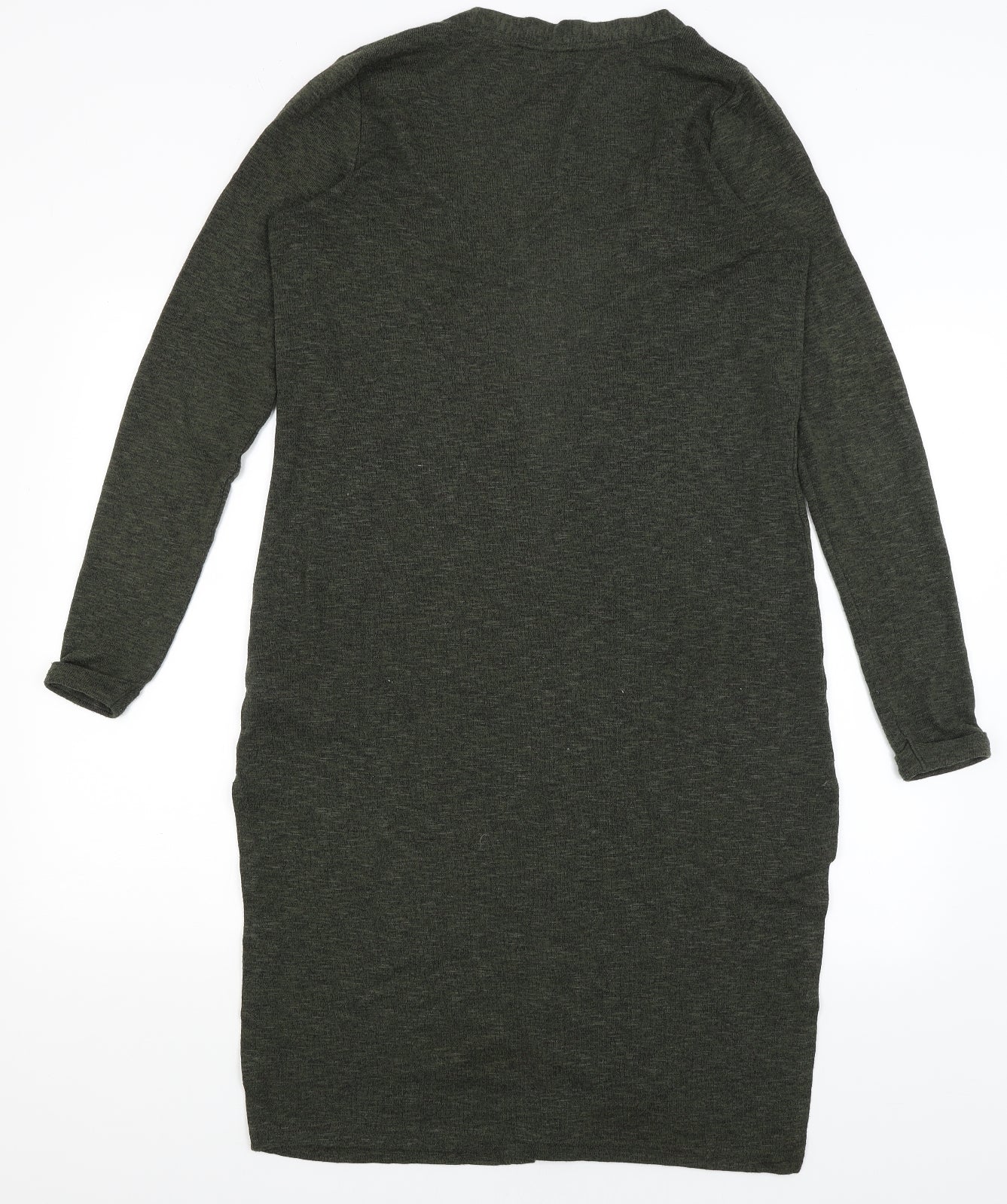 Womens UK Size 12 New Look Green Wrap Jumper