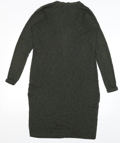 Womens UK Size 12 New Look Green Wrap Jumper