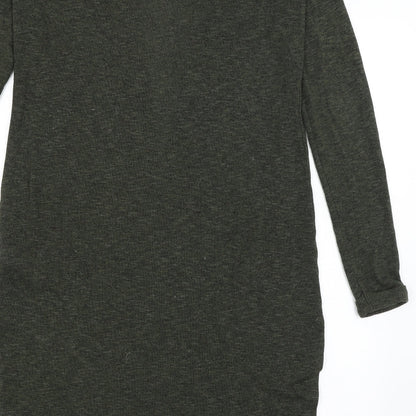 Womens UK Size 12 New Look Green Wrap Jumper