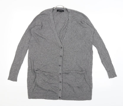 Womens UK Size 8 Atmosphere Grey Cardigan Jumper