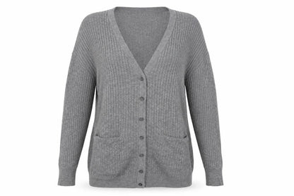 Womens UK Size 8 Atmosphere Grey Cardigan Jumper