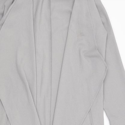 Womens UK Size 10 Atmosphere Grey Wrap Jumper