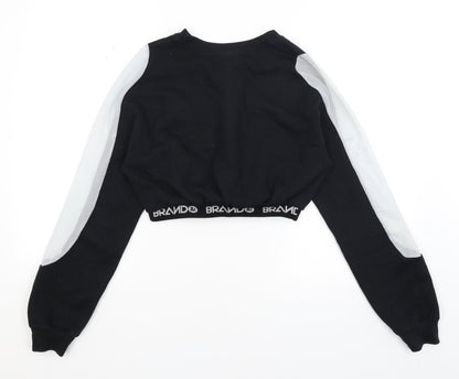 Gildan Womens Black   Pullover Jumper Size S