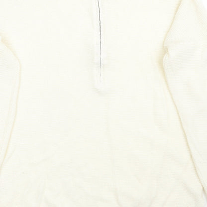 Womens UK Size M Peacocks White Pullover Jumper