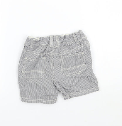 TU Baby White Striped  Cropped Leggings Size 9-12 Months
