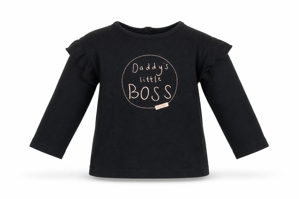 George Boys Black   Basic T-Shirt Size 9-12 Months