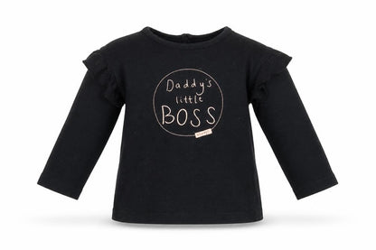 George Boys Black   Basic T-Shirt Size 9-12 Months