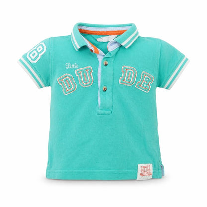 M&Co Boys Green   Basic Polo Size 6-9 Months