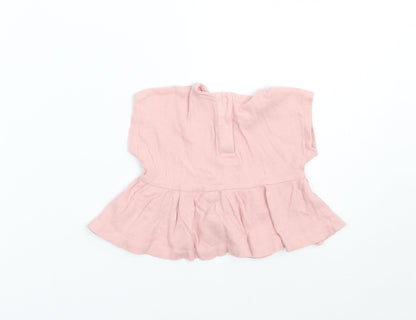 George Girls Pink   Basic T-Shirt Size Newborn