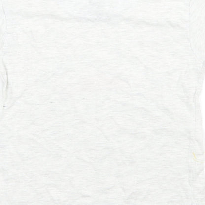 Preworn Boys Grey   Basic T-Shirt Size 3-4 Years