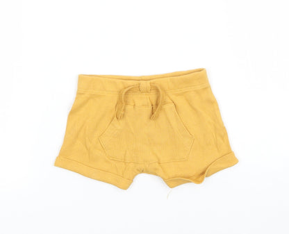 TU Girls Yellow   Cropped Trousers Size Newborn