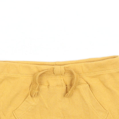 TU Girls Yellow   Cropped Trousers Size Newborn