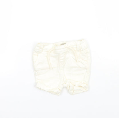 Primark Boys Ivory   Cropped Jeans Size 0-3 Months