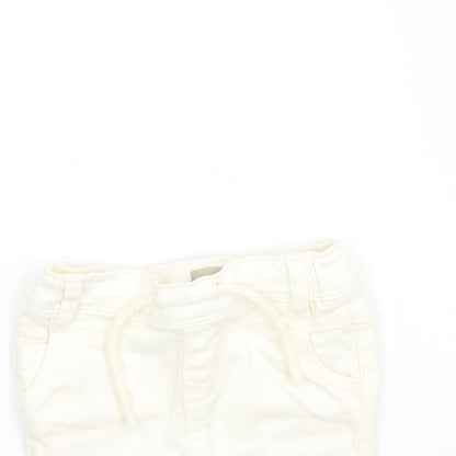 Primark Boys Ivory   Cropped Jeans Size 0-3 Months