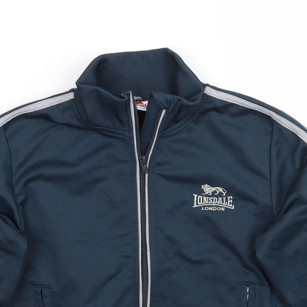 Lonsdale Boys Green   Jacket Coat Size 7-8 Years