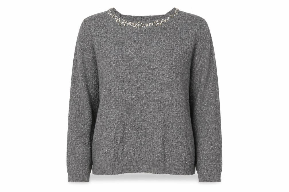 Womens UK Size XL CANDA Grey Pullover Jumper